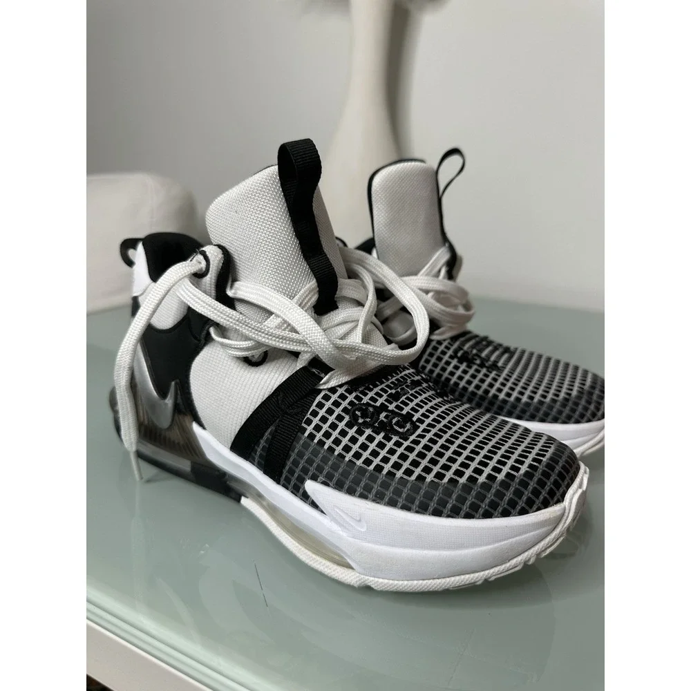 Nike LeBron Witness VII Basketball Shoes‎ Black White Sneakers Mens US 5Y